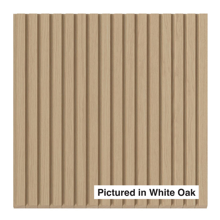 1/2" Square Tambour Tambour White River Hardwoods 12"W x 48"L - Flexible White Oak