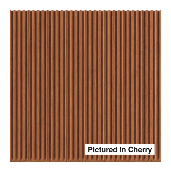 1/4" Double Cove-Cut Flexible Tambour Tambour White River Hardwoods 24"W x 46"L - Not Flexible - Solid Backing Cherry - Only Available in 24"W x 46"L