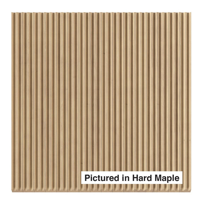 1/4" Double Cove-Cut Flexible Tambour Tambour White River Hardwoods 12"W x 48"L - Flexible Hard Maple