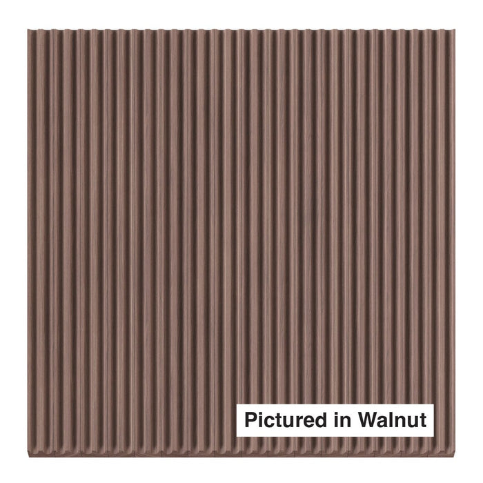 1/4" Double Cove-Cut Flexible Tambour Tambour White River Hardwoods 12"W x 48"L - Flexible Walnut