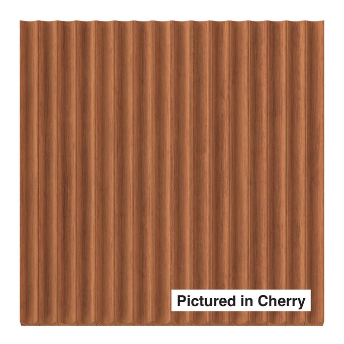 5/8" Cove-Cut Tambour Tambour White River Hardwoods 24"W x 46"L - Not Flexible - Solid Backing Cherry - Only Available in 24"W x 46"L