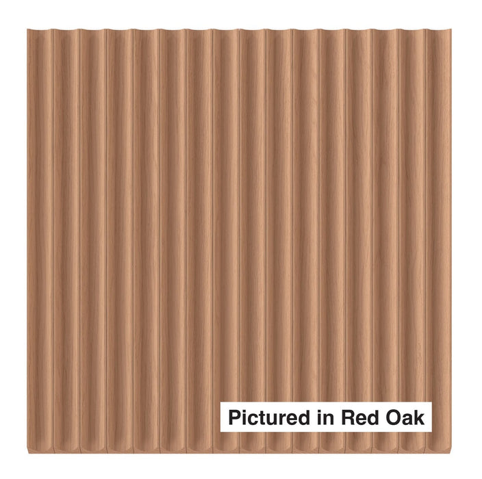 5/8" Cove-Cut Tambour Tambour White River Hardwoods 12"W x 48"L - Flexible Red Oak