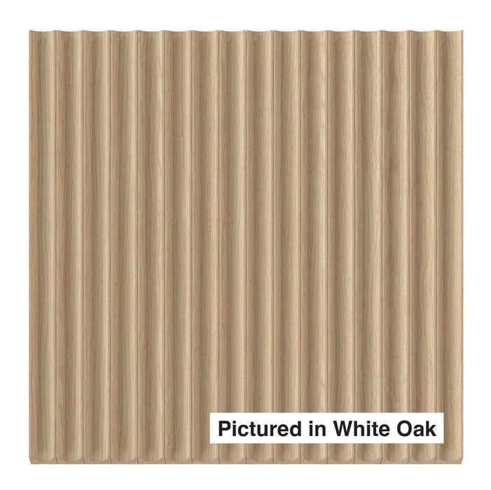 5/8" Cove-Cut Tambour Tambour White River Hardwoods 12"W x 48"L - Flexible White Oak