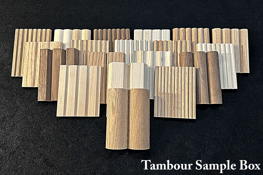 1″ Bevel Slat Tambour – Thin Tambour White River Hardwoods   