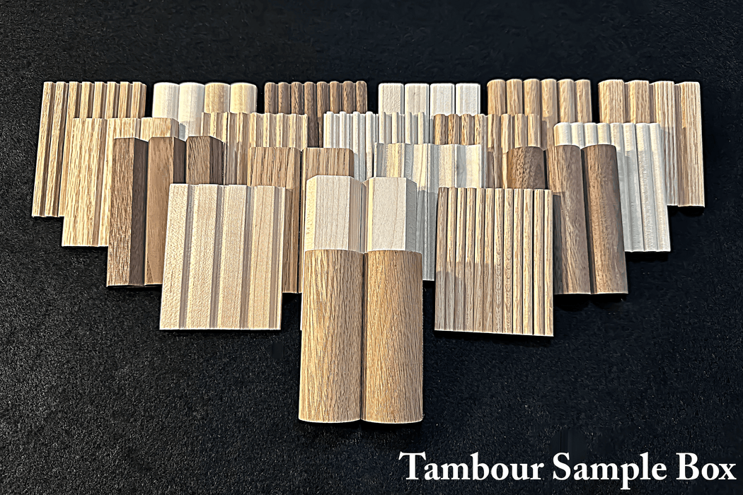 3/8″ Shallow Double Bead Tambour - Usually Ships in 7-10 Business Days Tambour White River Hardwoods   
