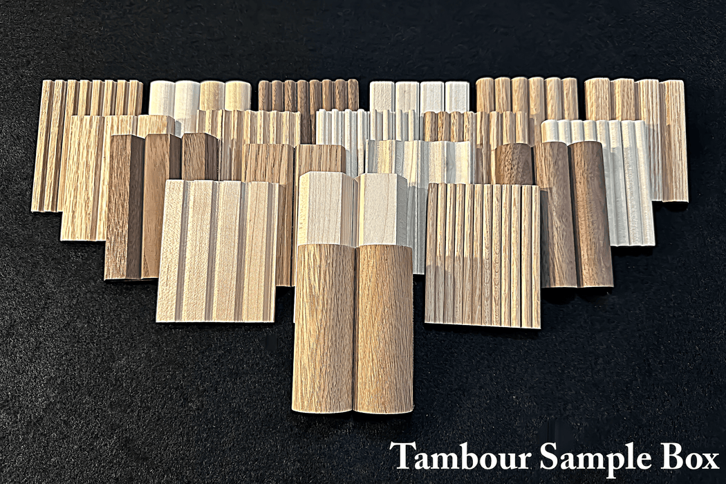 1/2″ Double Bead Tambour Tambour White River Hardwoods   