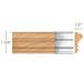 Panel Mould, Beech, 1/2 X 1 3/8 Panel Moulding White River Hardwoods