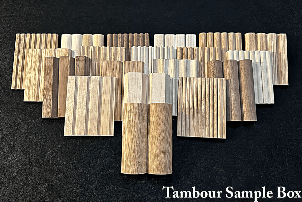 Tambour Panel Sample Kit Tambour Mouldings.com