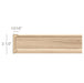 Frieze Moulding for 2 1/4" Inserts, 3 1/2" x 13/16" x 8' length Carved Mouldings Brown Wood, Inc   