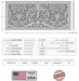 Louis XIV style grille for Duct Size of 12"- Please allow 1-2 weeks. Decorative Grilles White River - Interior Décor   