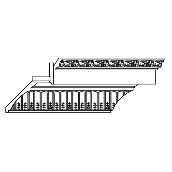 LCD - CM8820, CDS1x4, DS1x4, CM8826, 10 1/4"h x 10 3/4"d LCD Crown Mouldings White River Hardwoods   