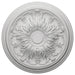 Ceiling Medallion (Fits Canopies up to 3 3/8"), 20"OD x 1 1/2"P Medallions - Urethane White River Hardwoods   