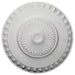 Ceiling Medallion (Fits Canopies up to 3 5/8"), 23 1/2"OD x 3 1/4"P Medallions - Urethane White River Hardwoods   