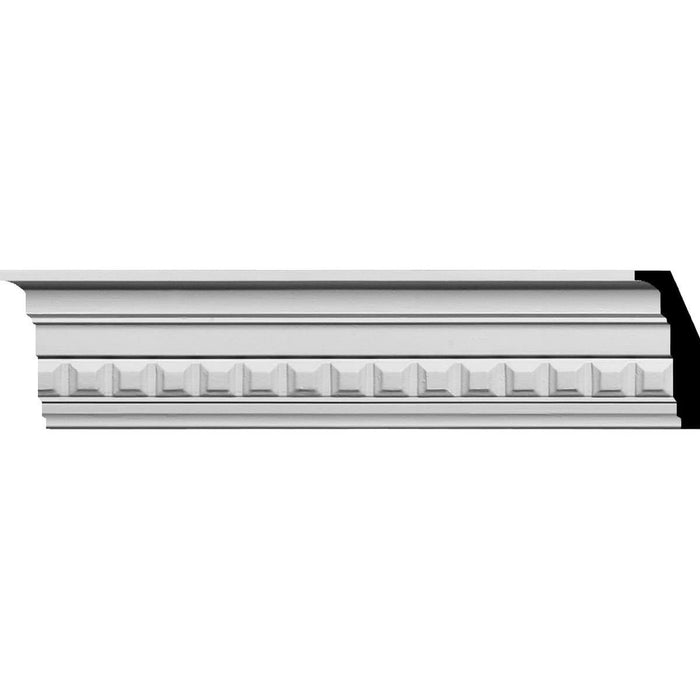 Sequential Crown Moulding, 3 1/2"H x 1 7/8"P x 4"F x 94 1/2"L Crown Moulding White River Hardwoods   