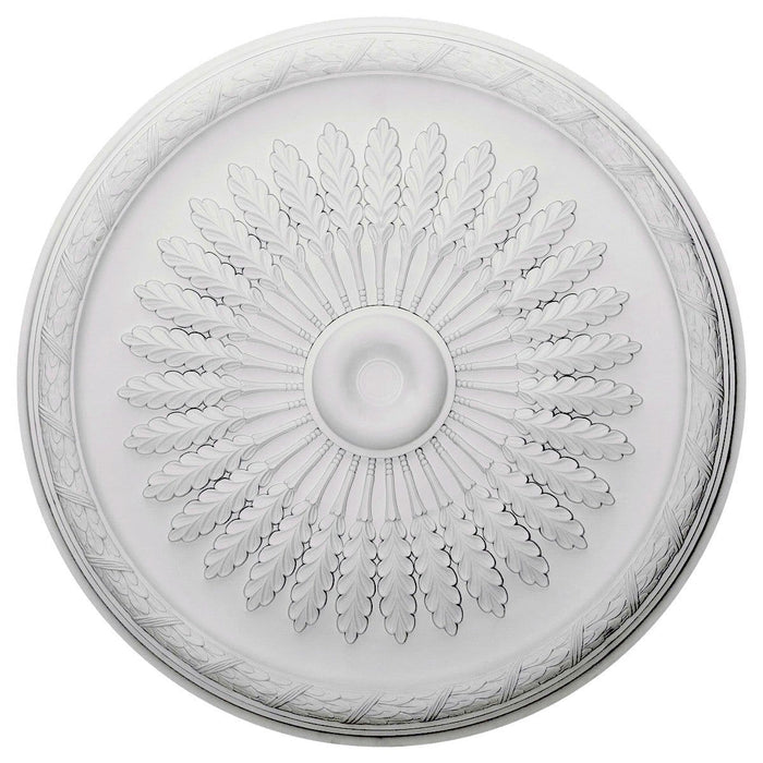 Ceiling Medallion (Fits Canopies up to 7"), 36"OD x 1 1/2"P Medallions - Urethane White River Hardwoods   