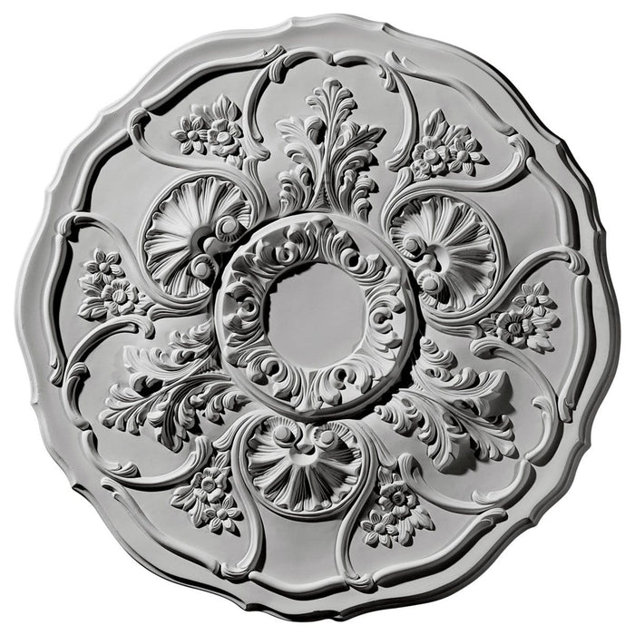 Ceiling Medallion (Fits Canopies up to 4"), 22 1/2"OD x 1 1/2"P