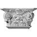 Acanthus Leaf Capital (Fits Pilasters up to 6 5/8"W x 1 1/8"D), 12 1/4"W x 6 7/8"H x 3 1/2"D Capitals White River Hardwoods   