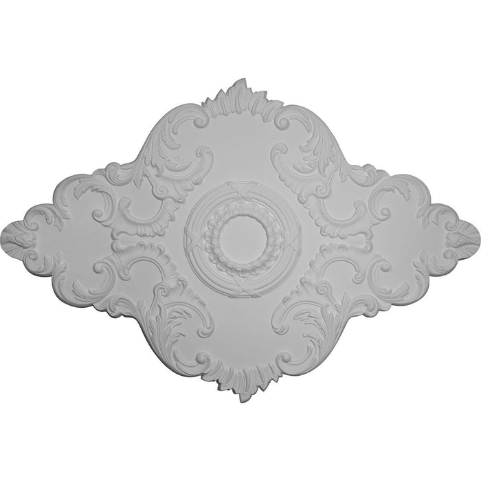 Ceiling Medallion (Fits Canopies up to 6 1/2"), 67 1/8"W x 48 5/8"H x 1 7/8"P