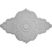 Ceiling Medallion (Fits Canopies up to 6 1/2"), 67 1/8"W x 48 5/8"H x 1 7/8"P Medallions - Urethane White River Hardwoods   
