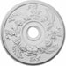 Twist Ceiling Medallion (Fits Canopies up to 8 3/8"), 23 5/8"OD x 4 5/8"ID x 1 7/8"P Medallions - Urethane White River Hardwoods   
