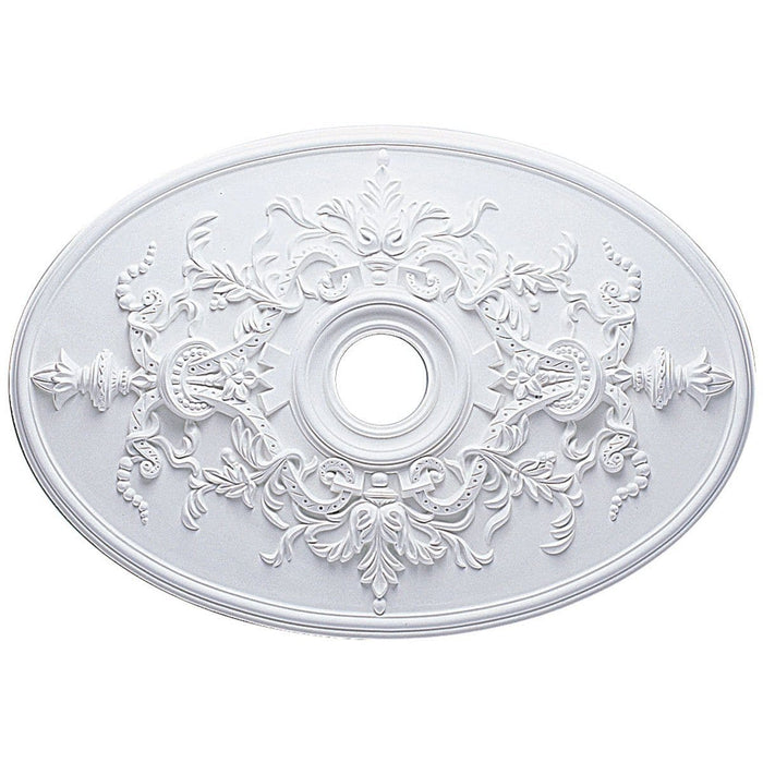 Ceiling Medallion (Fits Canopies up to 5 5/8"), 30 3/4"W x 21/14"H x 3 7/8"ID x 1 5/8"P