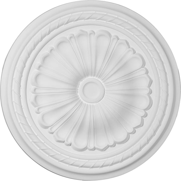 Ceiling Medallion (Fits Canopies up to 2 7/8"), 20 1/2"OD x 1 7/8"P Medallions - Urethane White River Hardwoods   