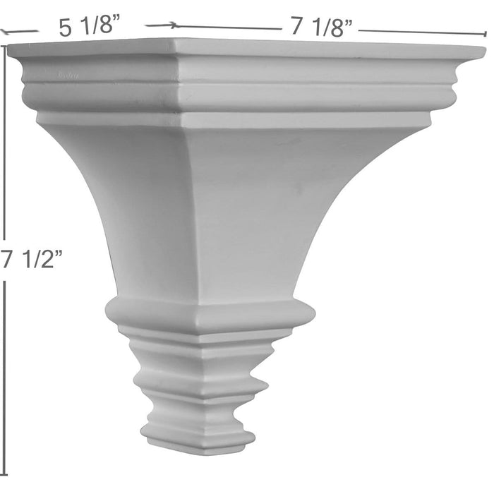 Sconce Corbel, 7 1/8"W x 5 1/8"D x 7 1/2"H Corbels White River Hardwoods   