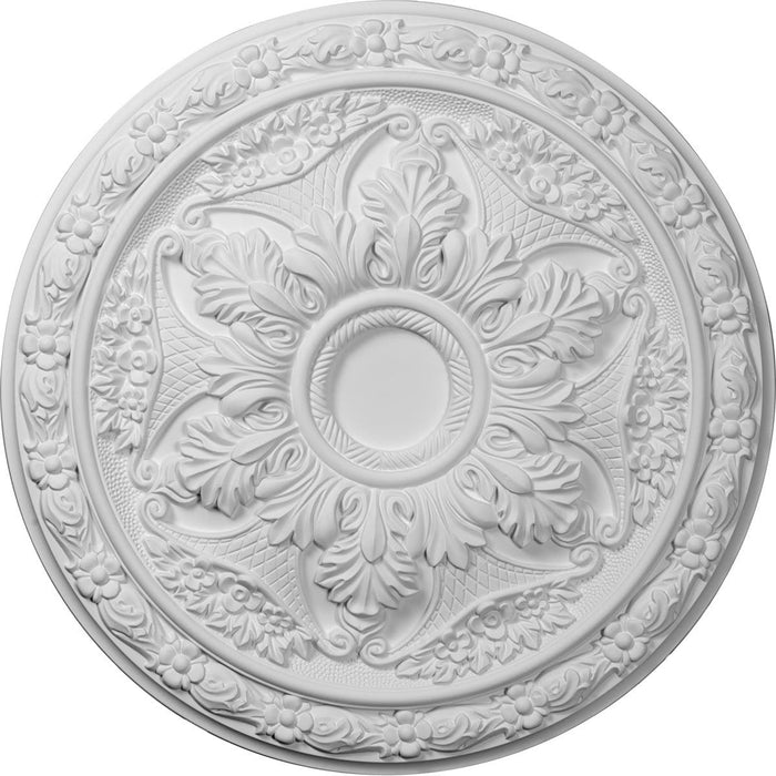 Ceiling Medallion (Fits Canopies up to 3 1/4"), 20"OD x 1 5/8"P Medallions - Urethane White River Hardwoods   
