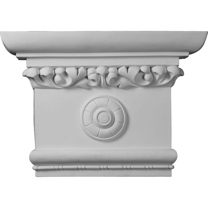 Victorian Capital (Fits Pilasters up to 16"W x 2 1/8"D), 24"W x 16 1/2"H x 6"D Capitals White River Hardwoods   