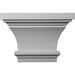 Classic Capital (Fits Pilasters up to 7"W x 1"D), 13"W x 8 7/8"H x 4"P Capitals White River Hardwoods   