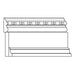 LCD - PM8580, DS1x6, PM529, 8 3/4"w x 1 7/8"d LCD Base Mouldings White River Hardwoods   