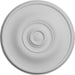 Ceiling Medallion (Fits Canopies up to 2 7/8"), 11 3/4"OD x 3/8"P Medallions - Urethane White River Hardwoods   