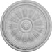 Ceiling Medallion (Fits Canopies up to 3 3/4"), 15 3/4"OD x 5/8"P Medallions - Urethane White River Hardwoods   