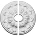Ceiling Medallion, Two Piece (Fits Canopies up to 2")7 7/8"OD x 1 1/2"ID x 1/4"P Medallions - Urethane White River Hardwoods   