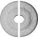 Ceiling Medallion, Two Piece (Fits Canopies up to 4 1/8")15 3/4"OD x 3 1/2"ID x 5/8"P Medallions - Urethane White River Hardwoods   