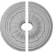 Ceiling Medallion, Two Piece (Fits Canopies up to 3 1/2")20 1/2"OD x 3 1/2"ID x 1 7/8"P Medallions - Urethane White River Hardwoods   