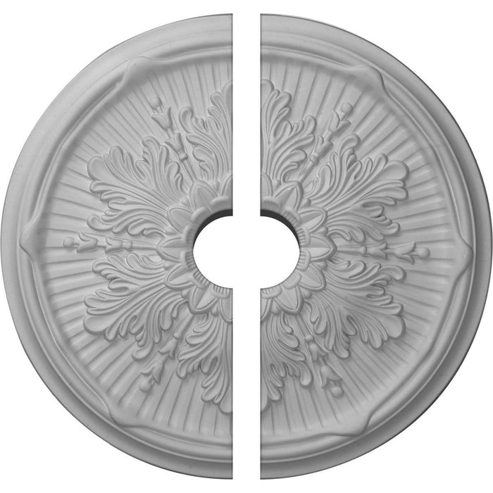 Ceiling Medallion, Two Piece (Fits Canopies up to 3 1/2")21"OD x 3 1/2"ID x 2"P