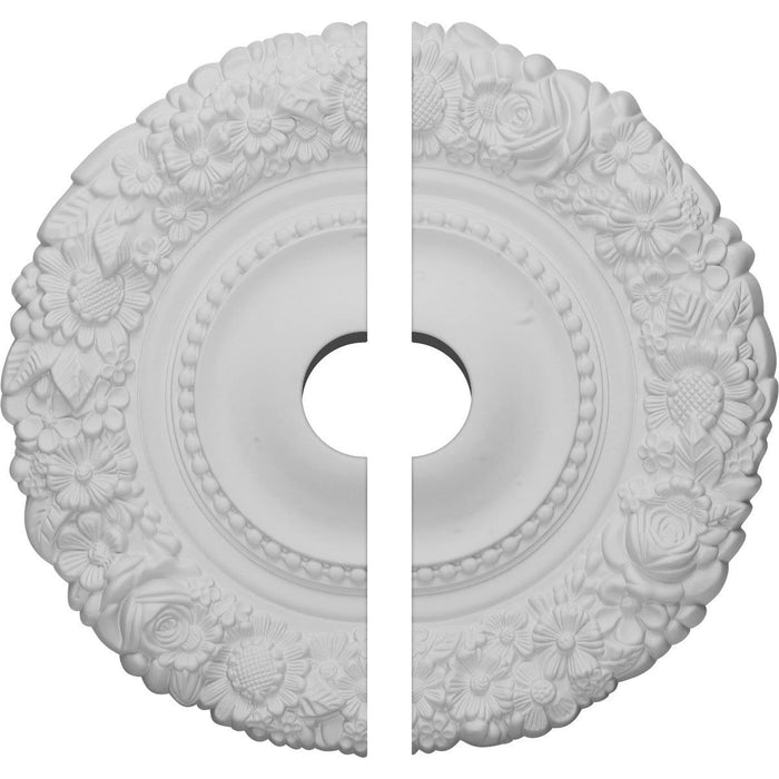Ceiling Medallion, Two Piece (Fits Canopies up to 7 3/8")21"OD x 3 1/2"ID x 2"P