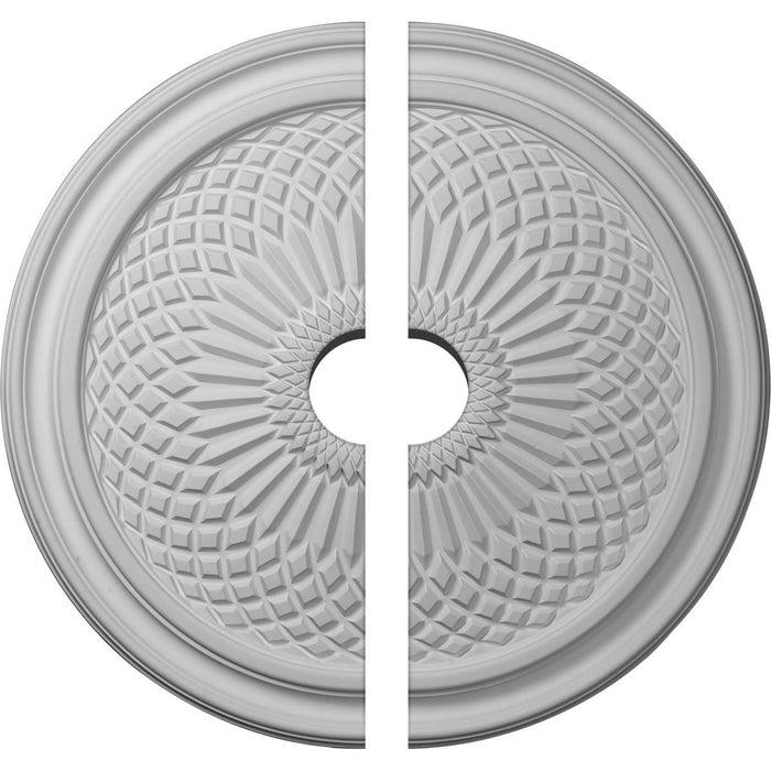 Ceiling Medallion, Two Piece (Fits Canopies up to 3 1/2")22"OD x 3 1/2"ID x 1 3/4"P
