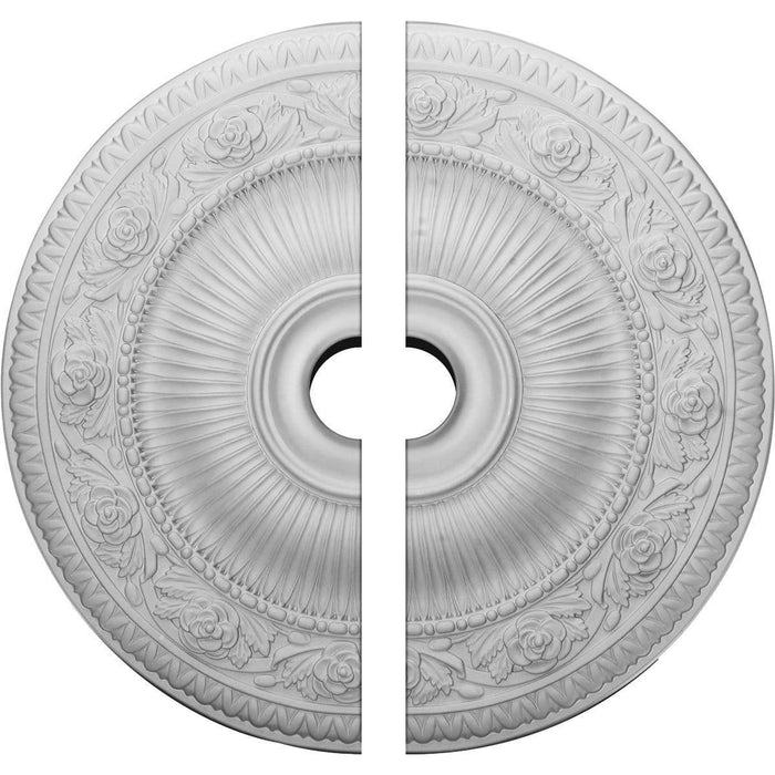 Ceiling Medallion, Two Piece (Fits Canopies up to 6 3/8")24 1/4"OD x 3 1/2"ID x 2"P