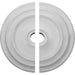 Ceiling Medallion, Two Piece (Fits Canopies up to 5 1/2")24 3/8"OD x 3 1/2"ID x 1 1/2"P Medallions - Urethane White River Hardwoods   