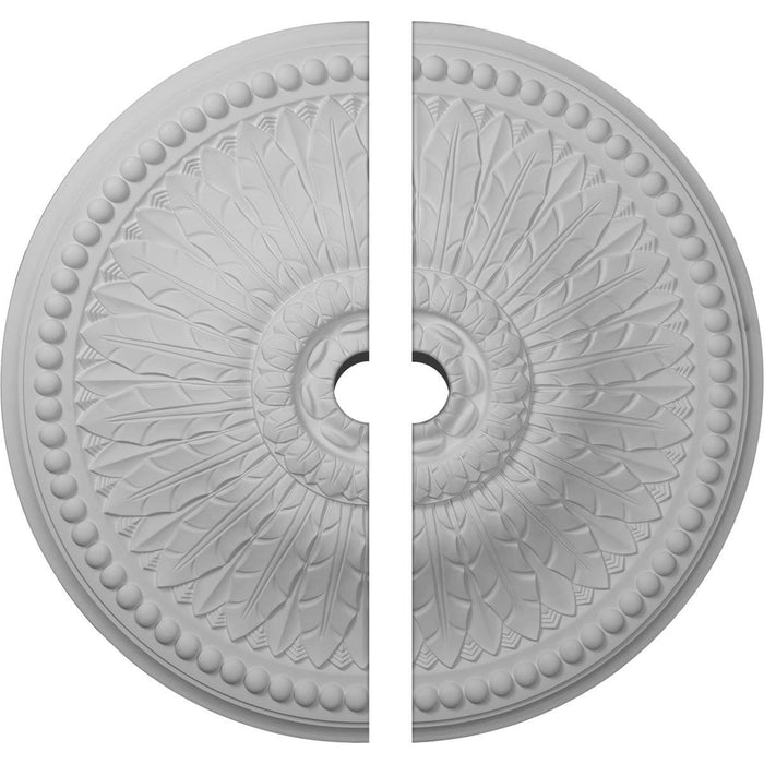 Ceiling Medallion, Two Piece (Fits Canopies up to 3")29 3/8"OD x 3"ID x 2 7/8"P