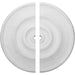 Ceiling Medallion, Two Piece (Fits Canopies up to 6 1/4")30"OD x 1 1/2"ID x 2 1/4"P Medallions - Urethane White River Hardwoods   