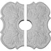 Ceiling Medallion, Two Piece (Fits Canopies up to 4 5/8")17 3/4"OD x 3 1/8"ID x 1"P Medallions - Urethane White River Hardwoods   