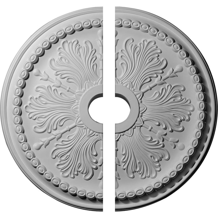 Ceiling Medallion, Two Piece (Fits Canopies up to 4")27 1/2"OD x 4"ID x 1 1/2"P