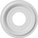 Thermoformed PVC Ceiling Medallion (Fits Canopies up to 5 1/2"), 10"OD x 3 1/2"ID x 1 1/8"P Medallions - Urethane White River Hardwoods   