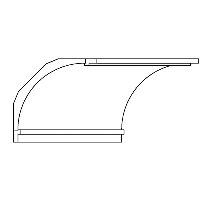 LCD - PM615, CO704, PM615, 9 1/4"h x 9 1/4"d - SOLD IN 16' LENGTHS ONLY LCD Crown Mouldings White River Hardwoods   