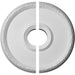 Bead & Barrel Ceiling Medallion, Two Piece (Fits Canopies up to 6")19 3/4"OD x 1 3/8"P Medallions - Urethane White River Hardwoods   