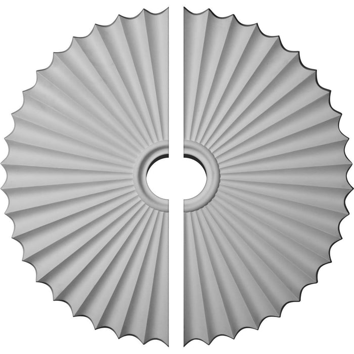 Ceiling Medallion, Two Piece (For Canopies up to 6")33 7/8"OD x 2"P