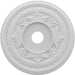 Thermoformed PVC Ceiling Medallion (Fits Canopies up to 7 3/4"), 19"OD x 3 1/2"ID x 1"P Medallions - Urethane White River Hardwoods   